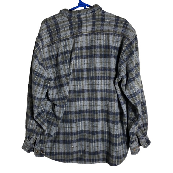 Work N’ Sport heavy flannel button down shirt jacket. Sz 2XLT - Picture 2 of 5